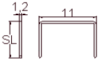 MG-11/6 NK STAPLES 11/6 NK