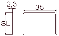 MG-B 7/8 Staples  B 7/8
