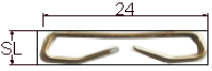 MG-TOP E 60 4 Coiled Staples for E 24 (4.000 staples per coil) TOP E 60 4
