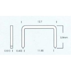 001266 GRAPA 26 (66) PARA GRAPADORA ELECTRICA EN 6 Y 8 MM. 26-6 26-8 66-6 66-8