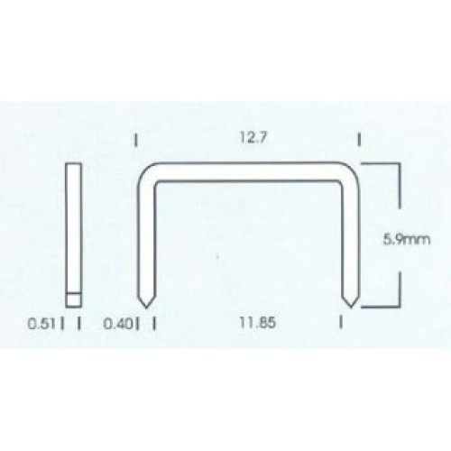 001266 GRAPA 26 (66) PARA GRAPADORA ELECTRICA EN 6 Y 8 MM. 26-6 26-8 66-6 66-8