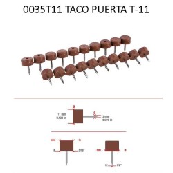 0035T11 TACO TOPE PUERTA T-11