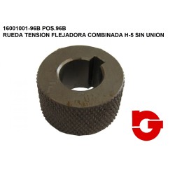 16001001-96B POS.96B RUEDA TENSION FLEJADORA COMBINADA H-5 SIN UNION
FLEJE METALICO 13-16-19