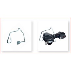 160014BPTC COLGADOR SUSPENSOR FLEJADORA A BATERIA BPT-L FLEJE ACERO 13-19 MM CON ENLAZADOR