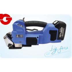 16011L19 FLEJADORA BATERIA L19 PET 13 A 19 MM. 
CARGADOR + BATERIA 18V 5Ah