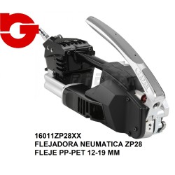16011ZP28XX FLEJADORA NEUMATICA ZP28-XX FLEJE PP/PET 12-19 MM  