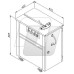 16013-203 FLEJADORA SEMIAUTOMATICA  MINI MESA TP-203 GRANDES SUPERFICIES COMERCIALES