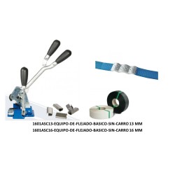 1601ASC13 KIT EQUIPO DE FLEJADO BASICO SIN CARRO 13 MM