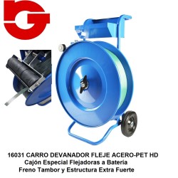 16031 CARRO DEVANADOR FLEJE PET HD 