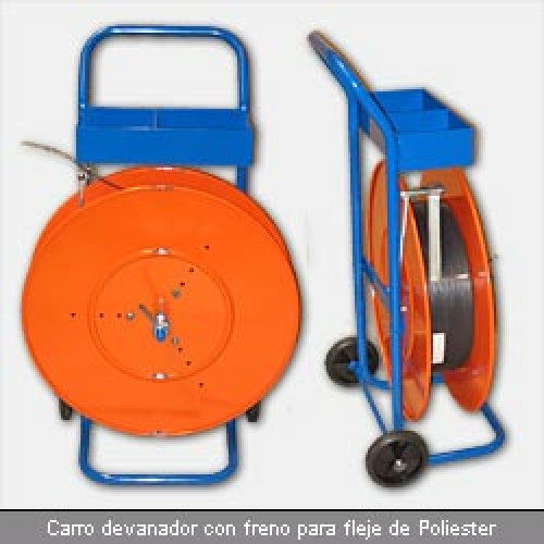 1603D1 CARRO DEVANADOR FLEJE  PP-PET D-405
BOBINAS DE Ø 150-200-280-406
CAJA 91X63X17