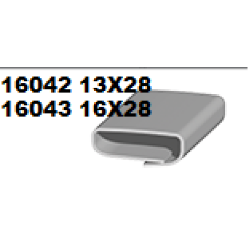 16042 UNIONES CERRADAS FLEJE PLASTICO -13MM.