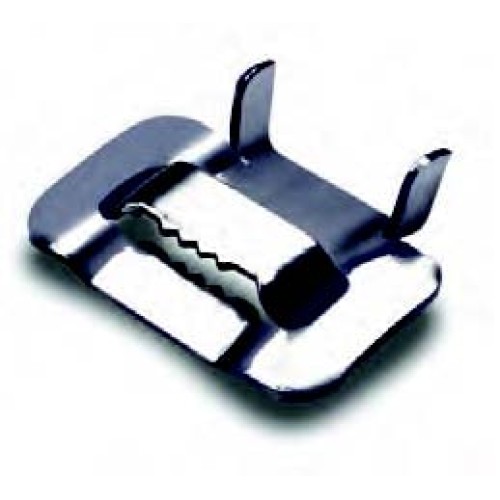 16053XX UNIONES INOX. HEBILLA ANCHA 100 UDS X CAJA