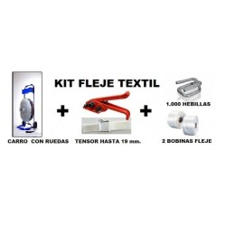 1606KIT16R KIT FLEJE TEXTIL 16 MM. CARRO RUEDAS