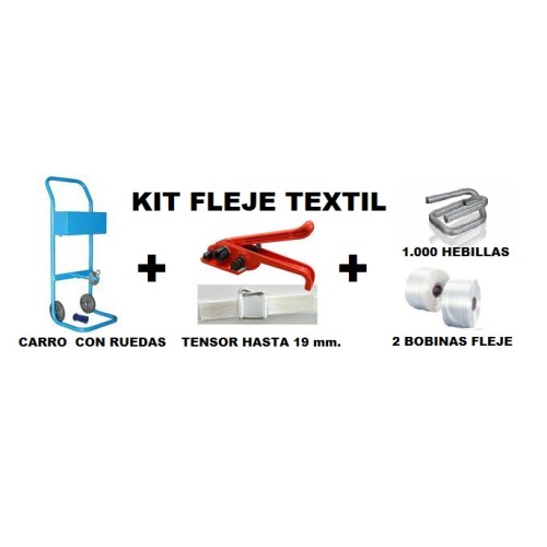 1606KIT16S KIT FLEJE TEXTIL 16 MM. CARRO RUEDAS