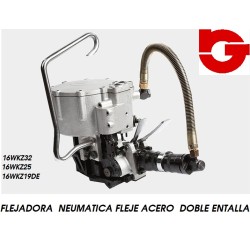16WKZ19DE FLEJADORA NEUMATICA FLEJE ACERO 19 MM.  DOBLE ENTALLA