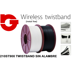 210ST900 TWISTBAND SIN ALAMBRE TIEFIX BOBINA 900 MTS. BLANCO