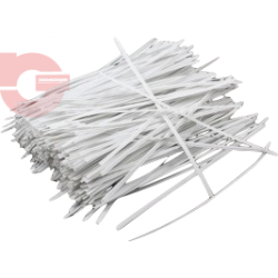 210T15B042 ALAMBRE PLASTIFICADO TIE FIX TIRAS 1000 UNDS. BLANCO 15 CMS