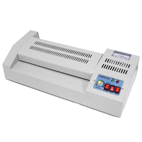 37-2022 Plastificadora térmica A4 Laminadora de documentos en caliente y frío 480W