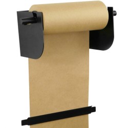 37-2008 Portarrollos de pared, Dispensador de papel de embalaje en bobinas de hasta 31cm 12