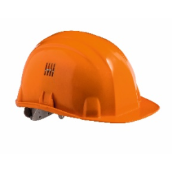RETRAFALEL 44742 Orange safety helmet made of high-density polyethylene. Adjustable headband. European standard