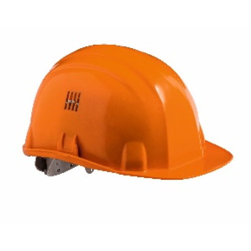 RETRAFALEL 44742 Orange safety helmet made of high-density polyethylene. Adjustable headband. European standard