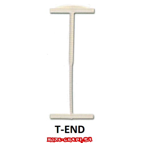 46107XX HILO PLASTICO T-END NYLON EHD Pala 15,75mm