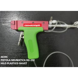 4639C PISTOLA NEUMATICA HILO PLASTICO NAVET  RG-202 **ESPECIAL CARNICAS- JAMONES**