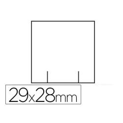 532928BR ETIQUETAS PARA MAQUINAS  29X28 BLANCA RECTANGULAR