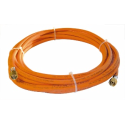 RETRAFALE963-10 Rubber hose L 10 m - 33 ft - Ø int. 6.3 mm - 0.25 in, NF EN ISO 3821 mounted with crimped fittings 3