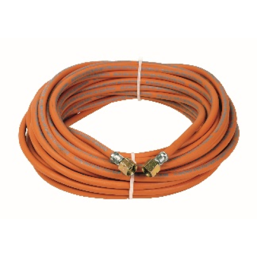 RETRAFALE963-20S Rubber hose L 20 m - 65.50 ft - Ø int. 6.3 mm - 0.25 in, NF EN ISO 3821 mounted with crimped fitting