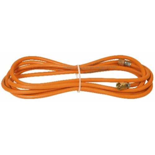 RETRAFALE963-5 Rubber hose L 4,75 m - 15 ft - Ø int. 6.3 mm - 0.25 in, NF EN ISO 3821 mounted with crimped fittings