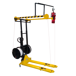 B12900026T LANZA FLEJES TRANSPALETA VERTICAL DOBLE FLEJADA