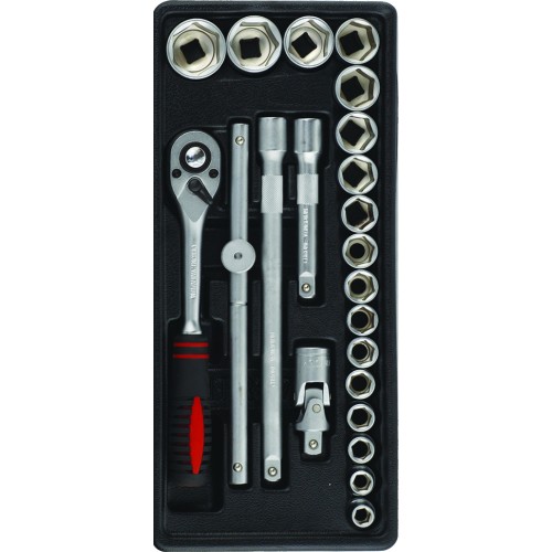 CLACH007B-F1TR37 BANDEJA CARRACA 1/2? + 21 PIEZAS