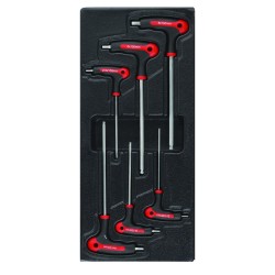 CLACH007B-F1TR12 BANDEJA 6 LLAVES T HEXAGONALES