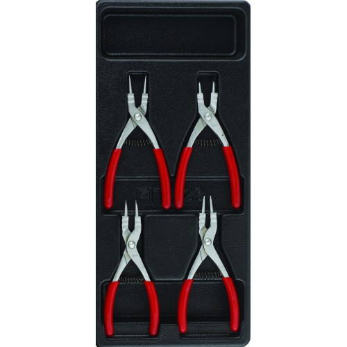 CLACH007B-F1TR28 BANDEJA 4 ALICATES CIRCLIP