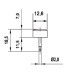 0034B13 MAQUINA TACO TOPE PUERTA B13