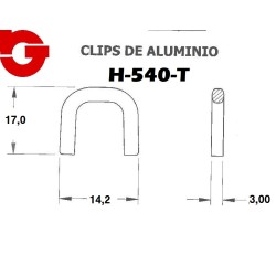 CL1540 CLIP H-540-T 
