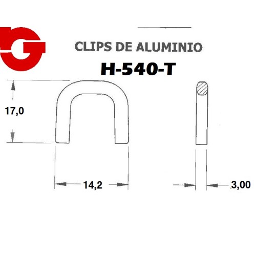 CL1540 CLIP H-540-T 
