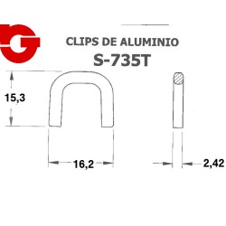CL15S735 CLIP S735-T