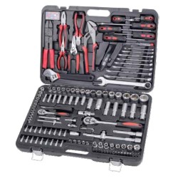 CLAB0172 MALETIN LLAVE CARRACA JUEGO 172 PIEZAS