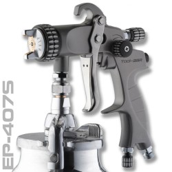 CLAEP407S PISTOLA DE PINTAR HVLP (SUCCION) EP-407S CON BOQ. OPCIONAL 1,2/1,4/1,7/2,0/2,2