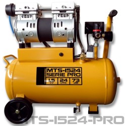 CLAMTS1524PRO COMPRESOR BAJO NIVEL RUIDO 1,5CV/24LTRS