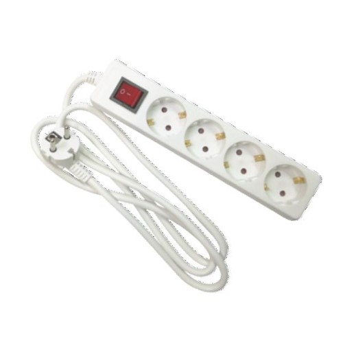 CLAZE0104 REGLETA CON INTERRUPTOR 4 TOMAS CABLE 1,5M
