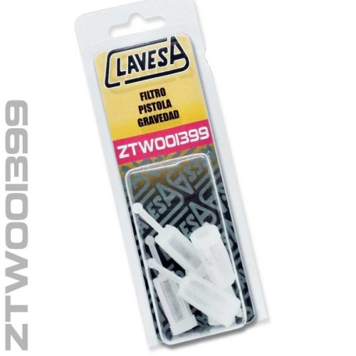 CLAZTW001399 FILTROS PISTOLA DE PINTAR (GRAVEDAD x5)