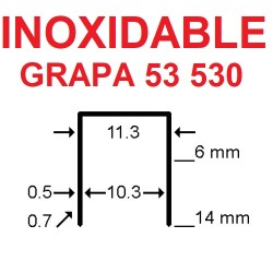 CLAGR0530INOX GRAPA 530 (JT21) INOXIDABLE 