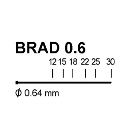 CLAPV06 MICRO BRAD 0.6 CABEZA