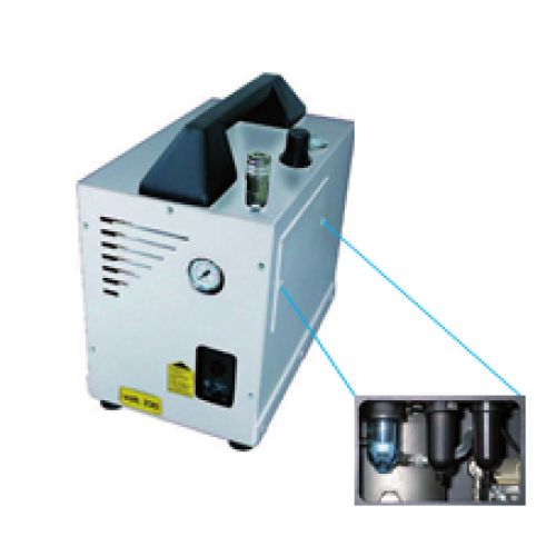 COM-10482 COMPRESOR LABORATORIO SILENCIOSO 1 CV- 3,5 LTS 50 dB SIN ACEITE 