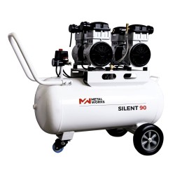 COM-458804090  Compresor Silent 90-4pro sin aceite 90L 4HP