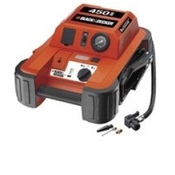 COM-BATBD Arrancador bateria portatil de 450Ah con compresor 120 PSI Black decker