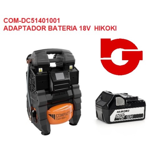 COM-DC51401001 ADAPTADOR 18V BATERIA HIKOKI COMPRESOR DC100/05